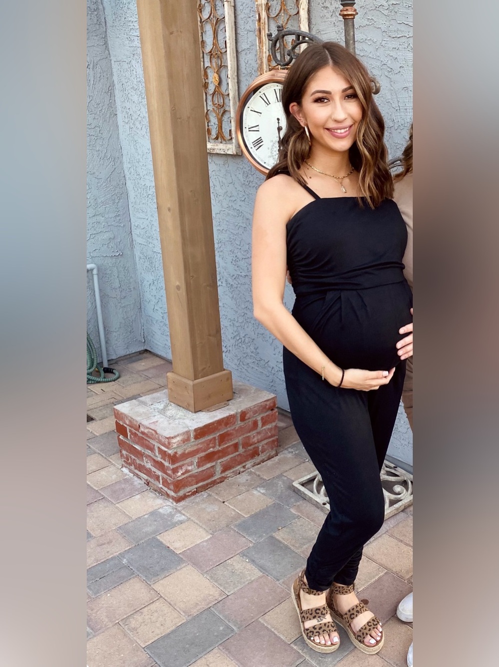 Love Circle Maternity Jumpsuit Size Small Bump Friendly